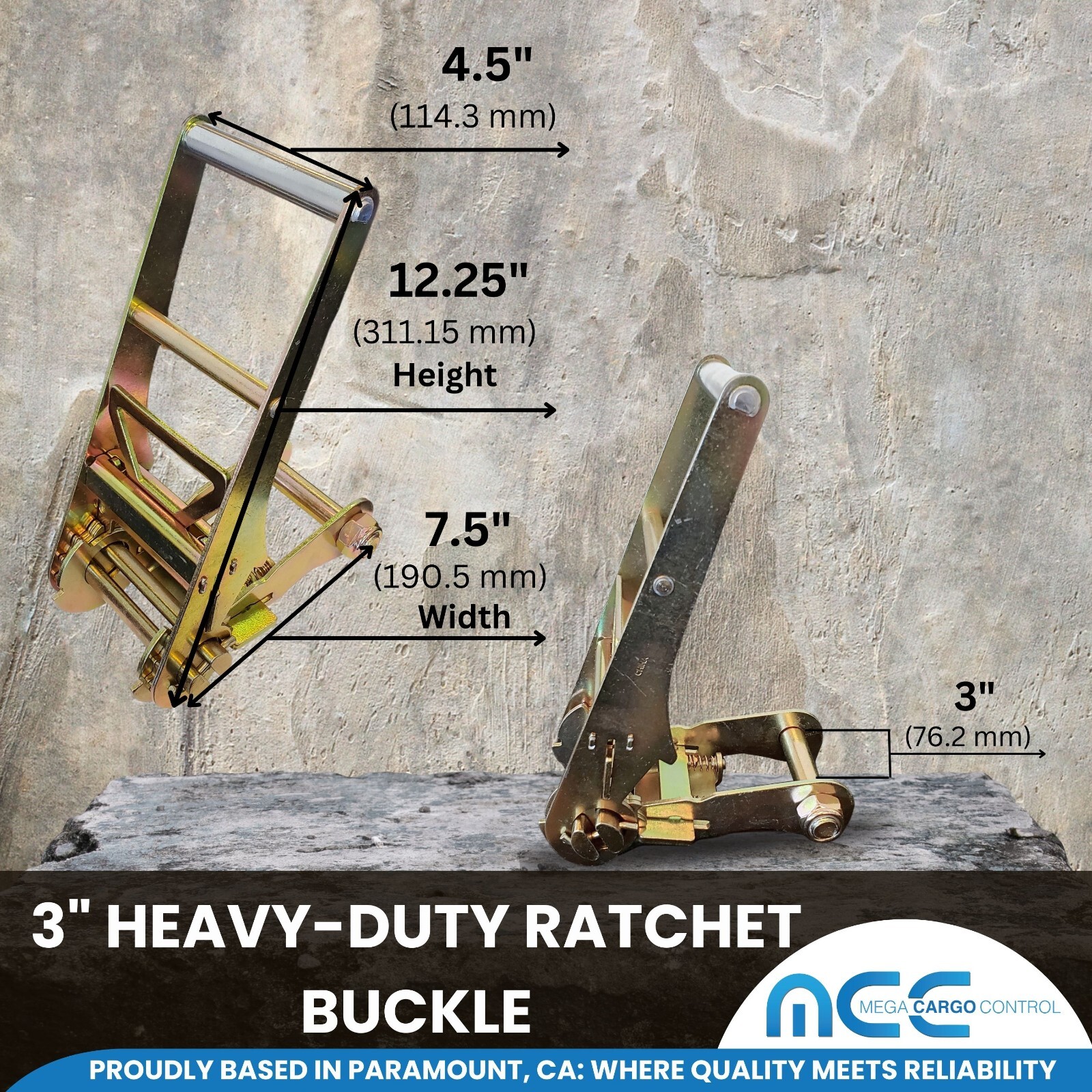 4 Pack Heavy Duty 3" x 30' Ratchet Strap w/J Hook Flatbed Truck Trailer Tie Down