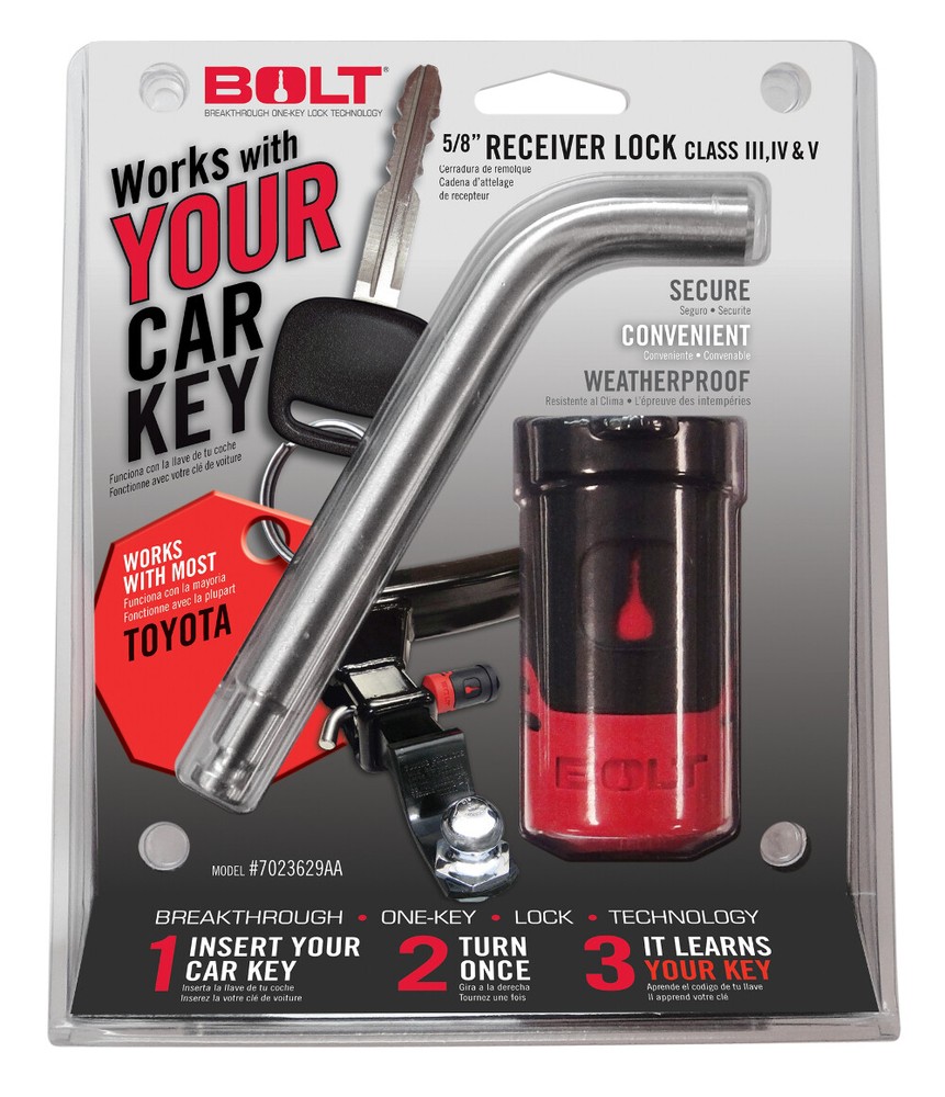 Bolt 5/8" RECEIVER LOCK