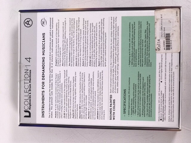 Arturia VCollection Keyboard & Drum Machines