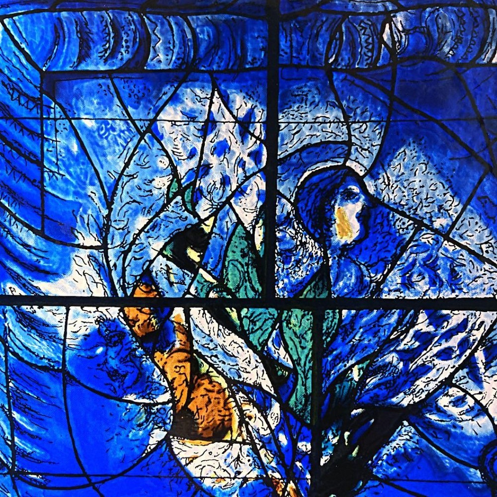 Marc Chagall Vintage Stained Glass