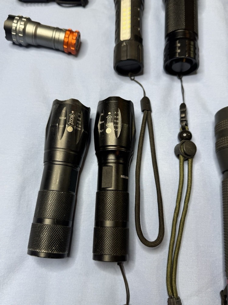 Flashlight Lot 16 Flashlights In Total