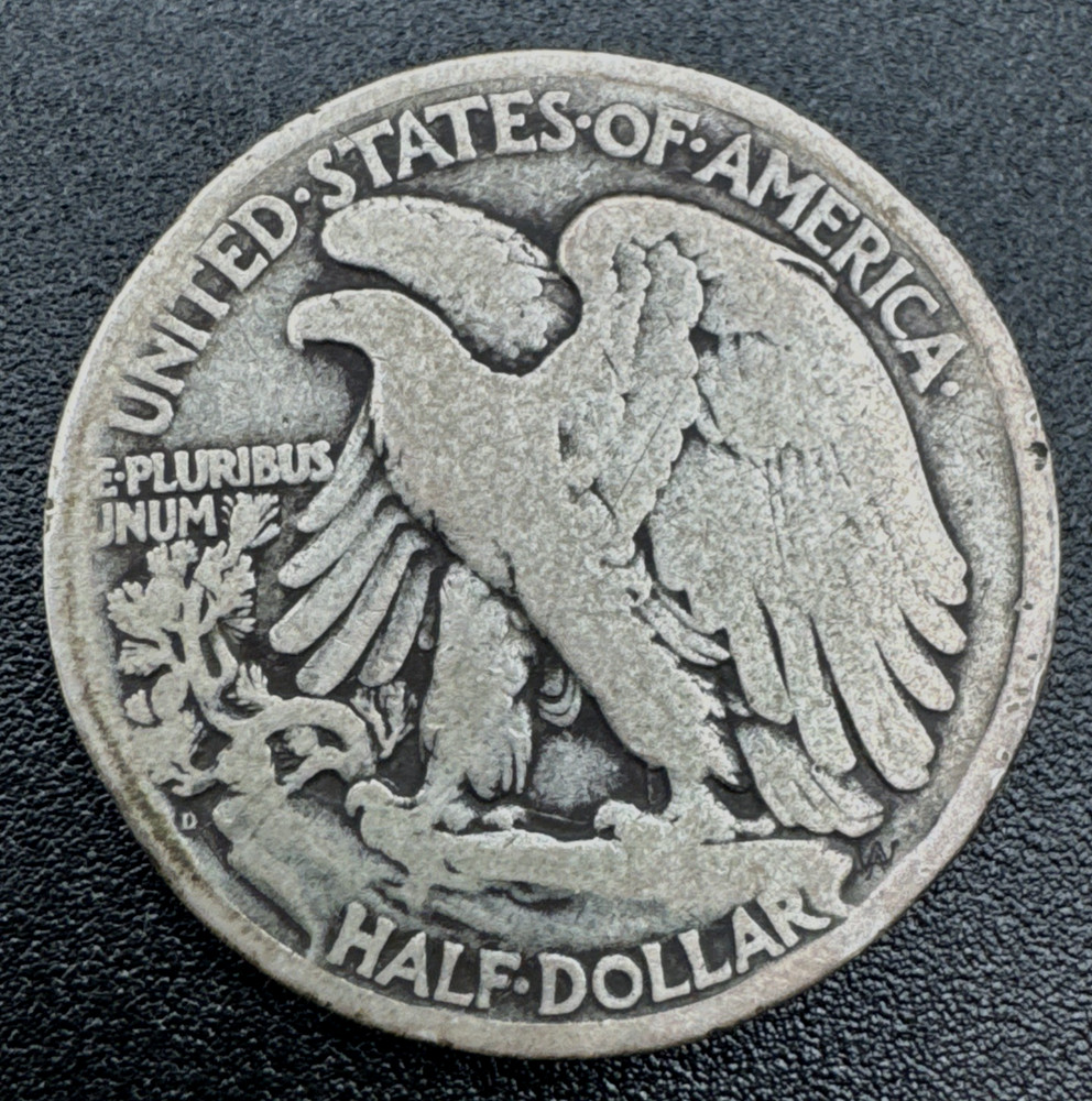 1919-D WALKING LIBERTY HALF DOLLAR