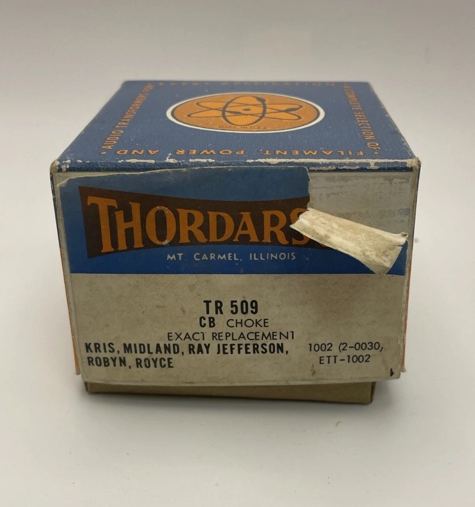 Vintage Thordarson TR-509 CB Choke Exact Replacement