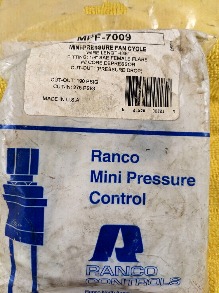 RANCO MINI PRESSURE CONTROL MPF-7009
