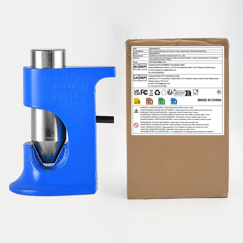 Cable Wire Terminal Crimping Tool, Cable Wire Terminal Riveting Plier Iron