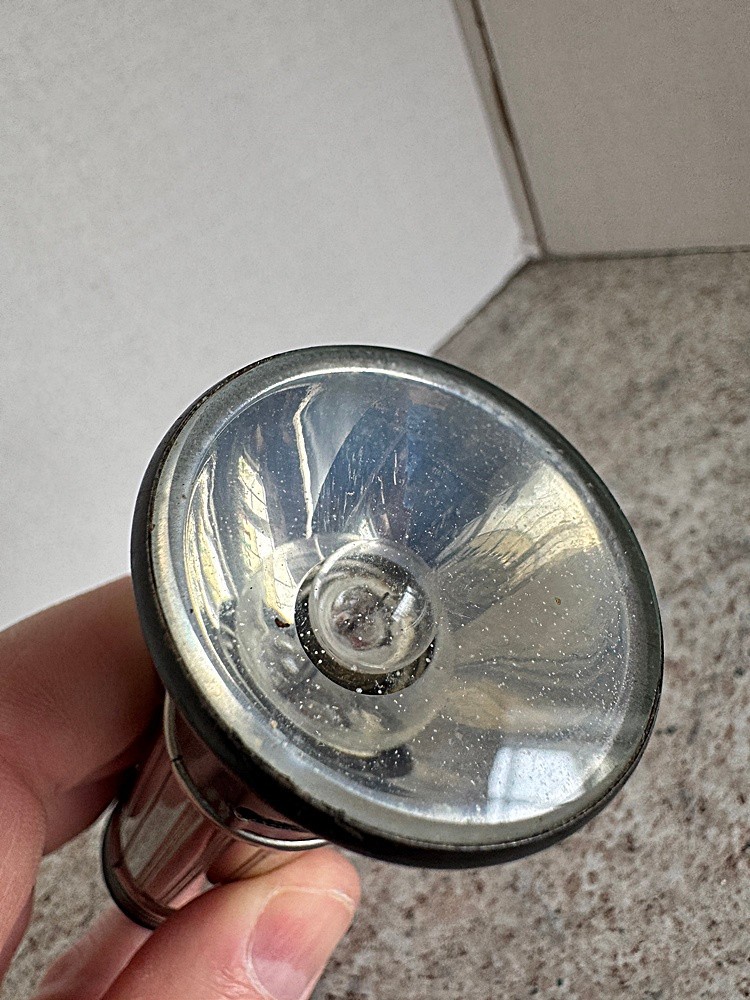 Vintage German WW II Era Daimon Focus Flashlight