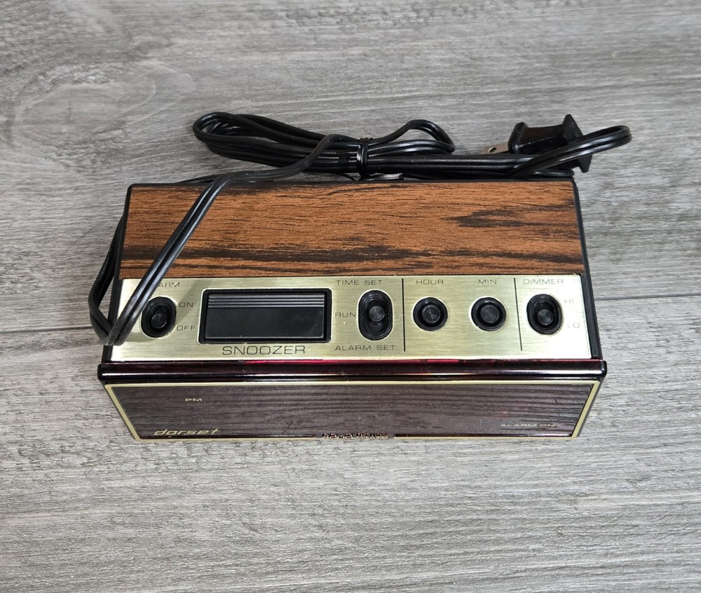 Dorset Solid State Alarm Clock Model 526N (Great Condition) w/box UL