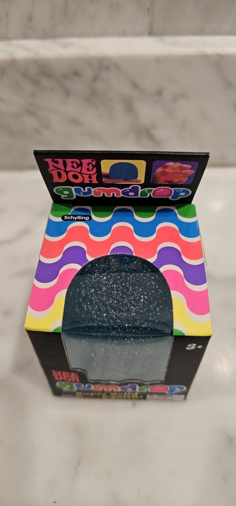 Needoh GUMDROP BLUE 🔵 Super Solid Squishy Nee Doh NEW. Ships Same Day