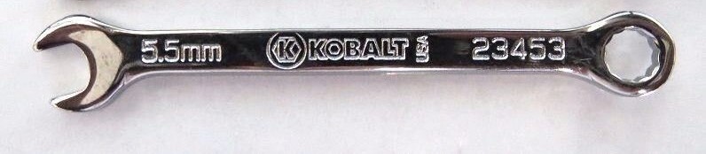 Kobalt 23453 5.5mm Midget Combo Wrench USA