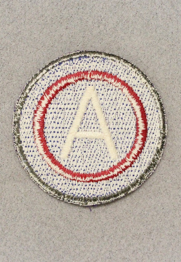 Army patch 6273: 3rd Army - German made w/OD border