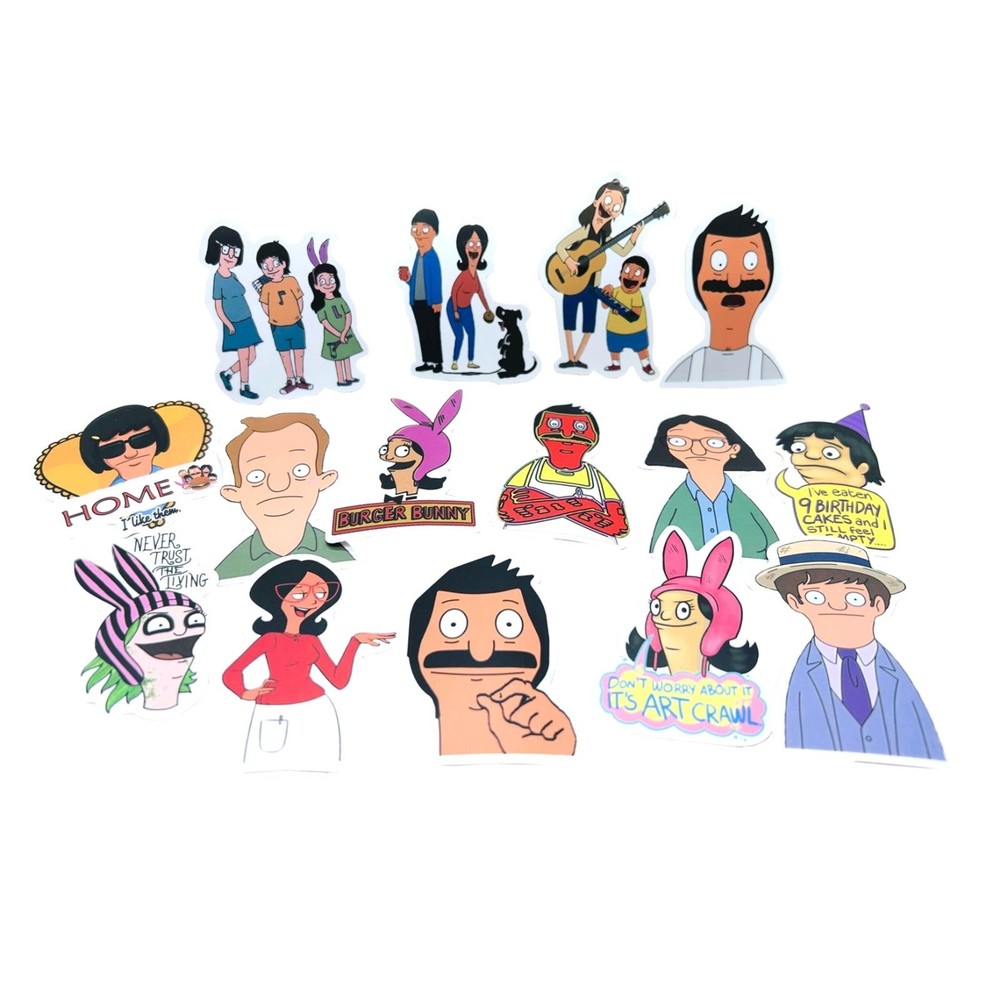 NEW Bob's Burgers Sticker Bundle