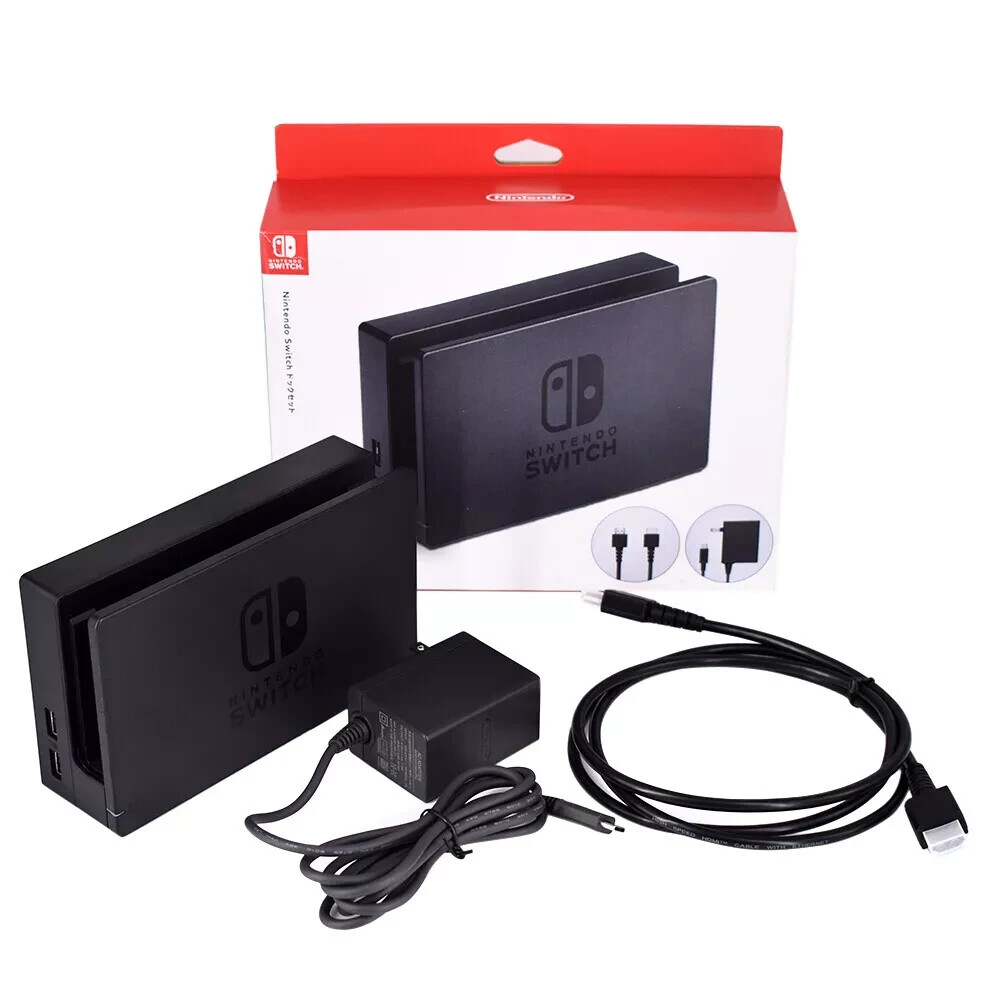 Nintendo Switch Charging Dock Stations Kit AC Adapter Power Cable HDMI CABLE