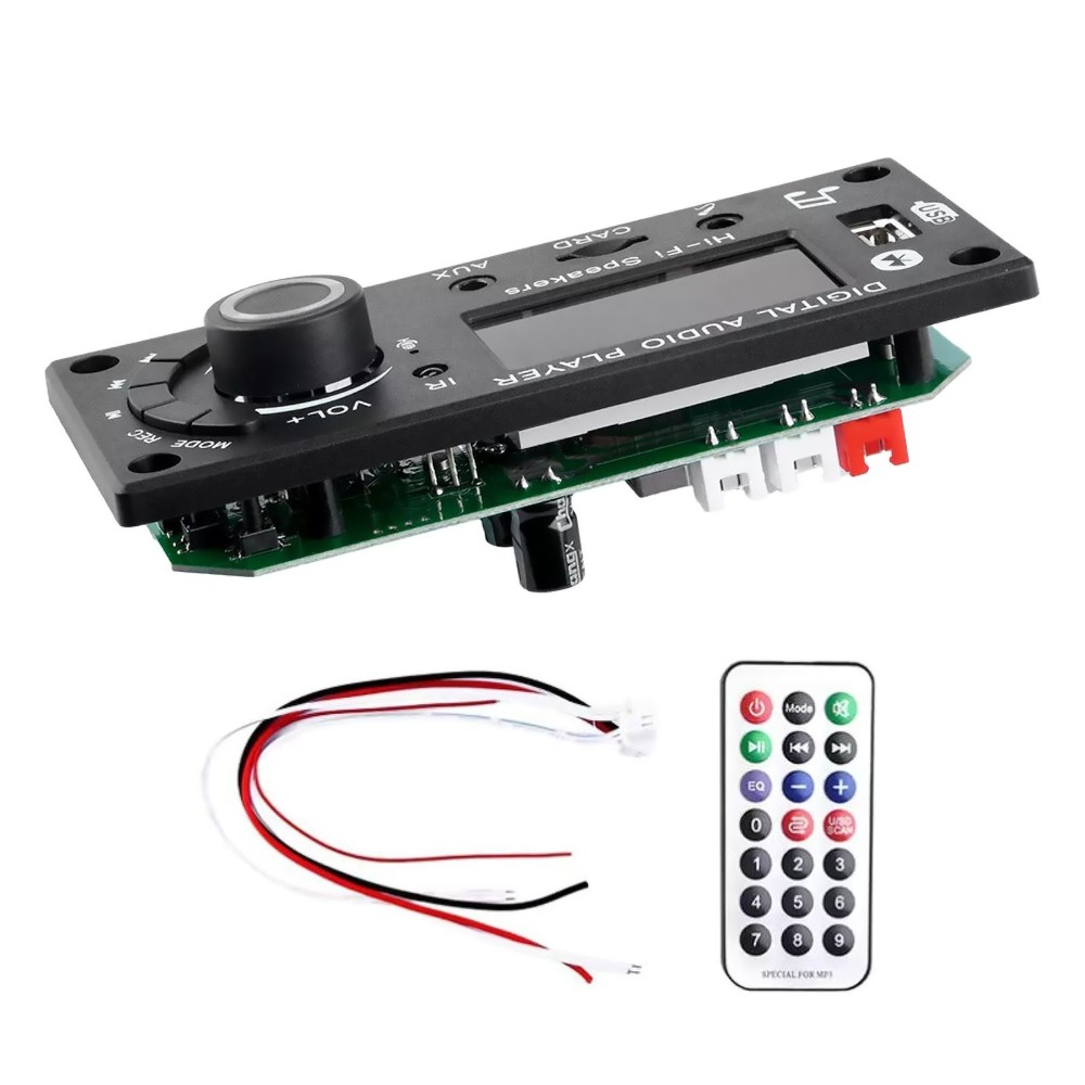Bluetooth MP3 Decoder Board 2*50W Amplifier Audio Player Car FM Radio Module