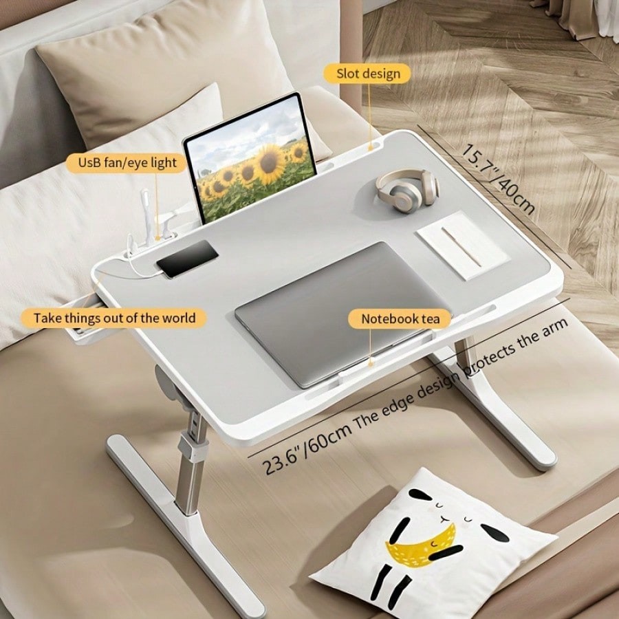 Adjustable Height And Angle Folding Desk, Home Office Computer Desk-FGQA