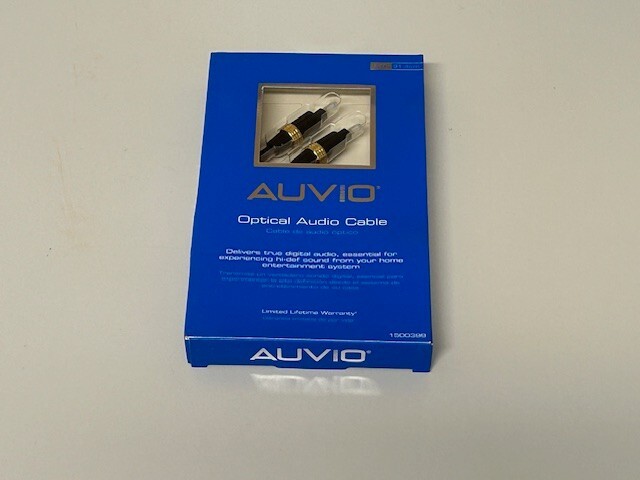 AUVIO 3-ft Optical Audio Cable 1500399