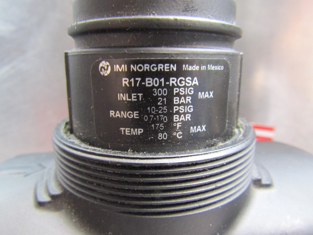 Norgren R17-B01-RGSA Regulator-Missing Gauge