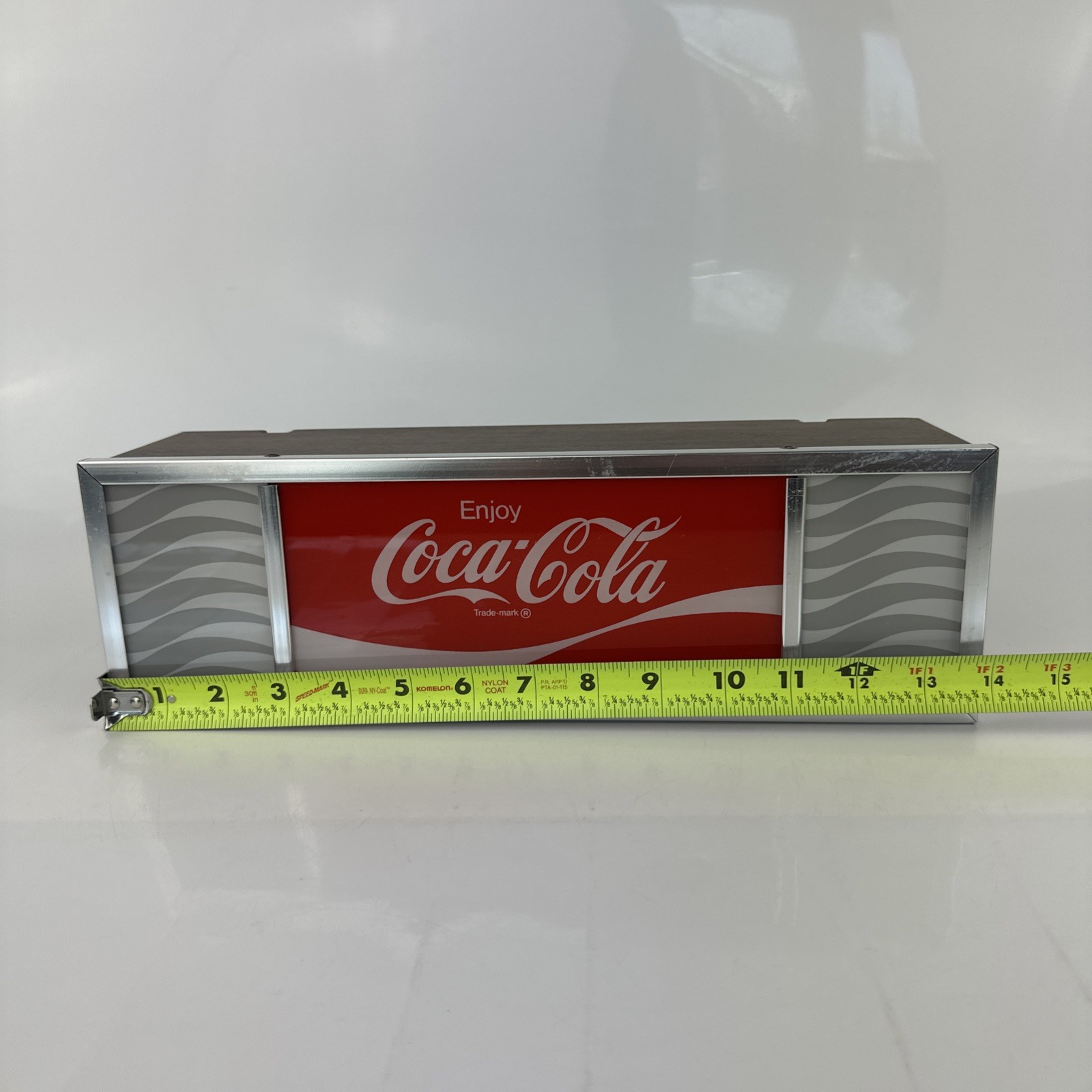 Vintage Original Coca Cola Light Up Countertop Glass Sign Display*New Bulb* Read