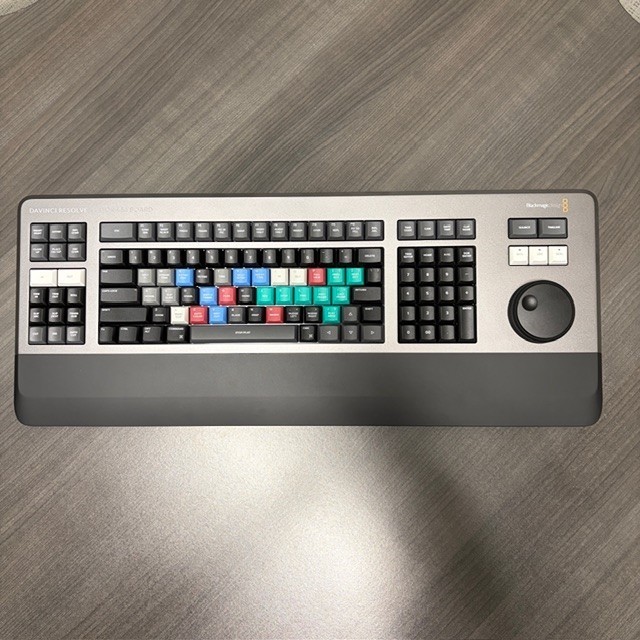 USED Blackmagic Design DaVinci Resolve Editor Keyboard w/ Resolve Software Card