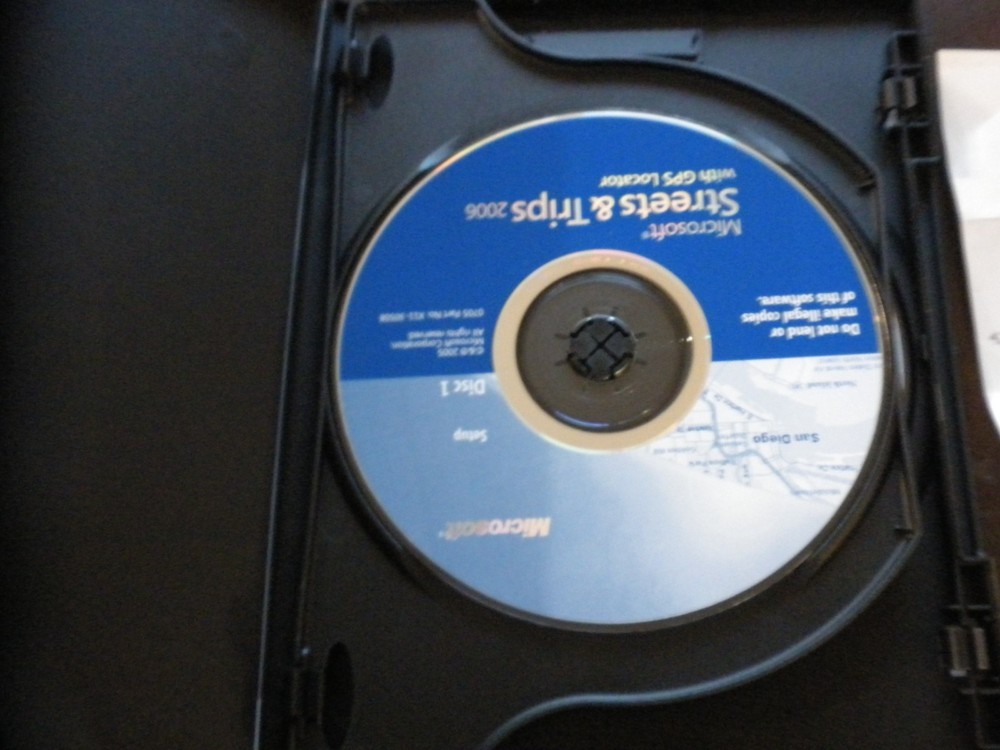 Microsoft Streets & Trips 2006 - 2 Disc Set - No Inserts