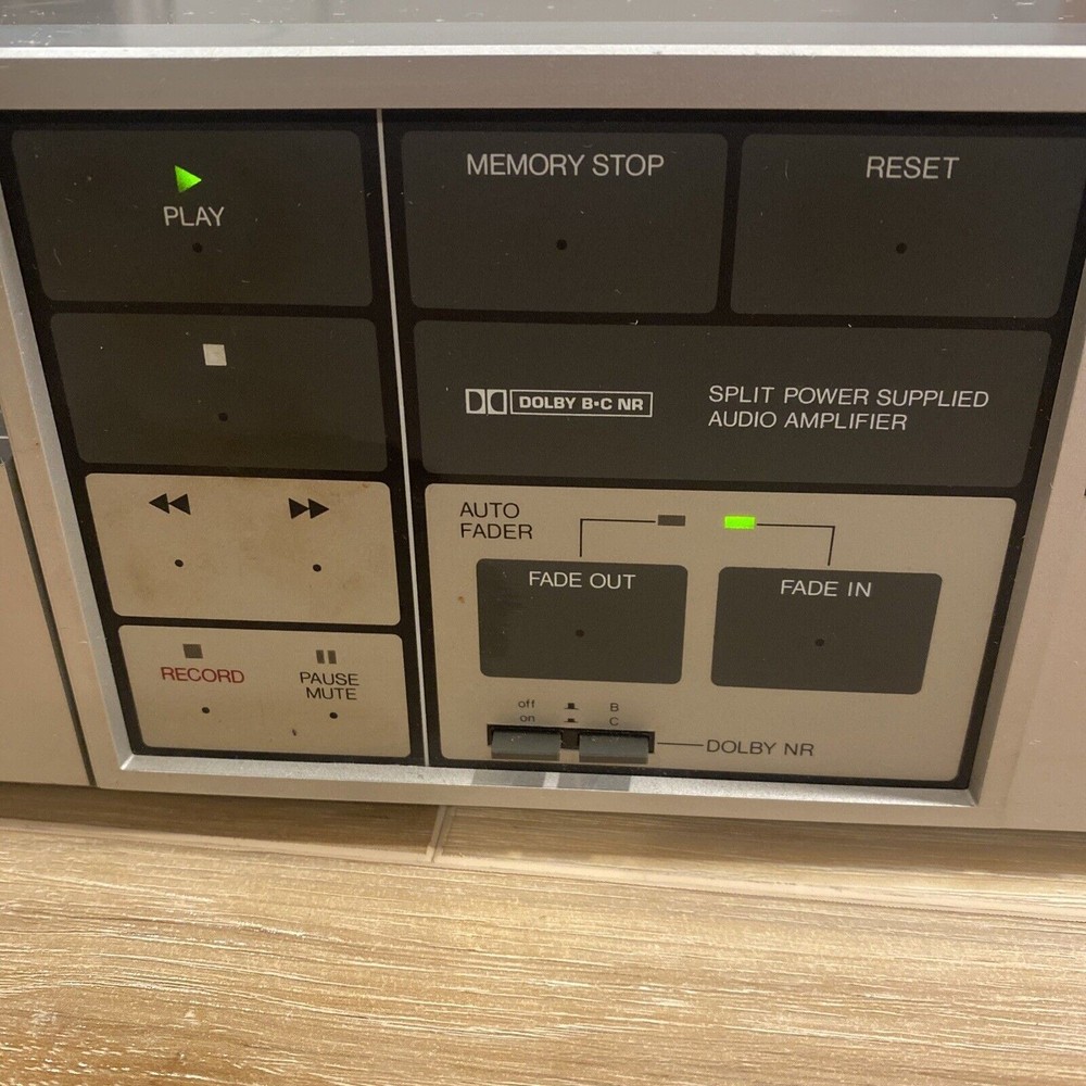 Denon DR-M1 Cassette Deck Cam / Rotary Encoder Audio Amplifier Tested & Works