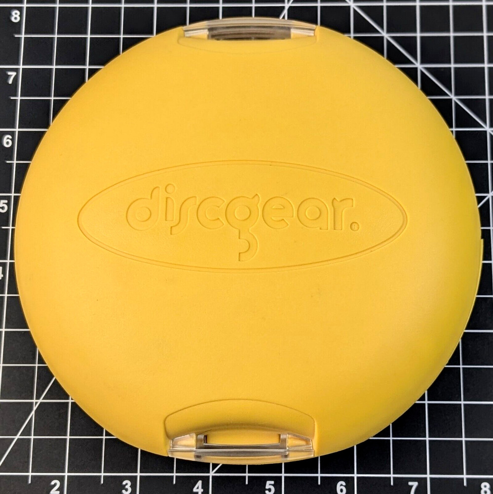 DiscGear 20 Disc CD DVD Blu-Ray Holder Hard Shell 2 Side Carry Case