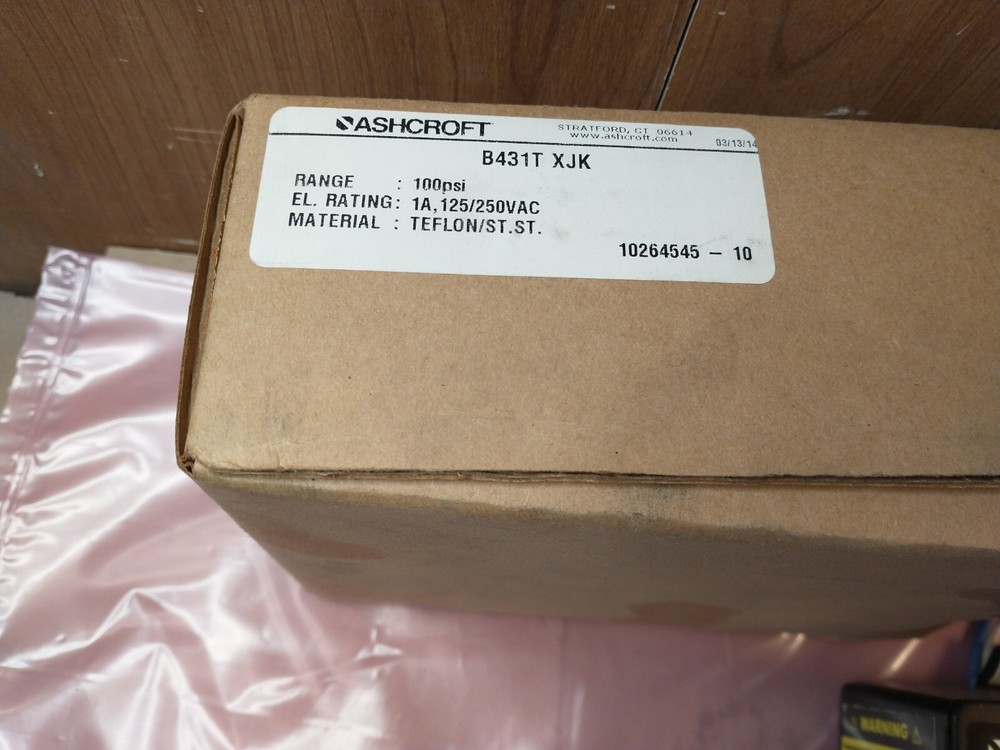 Ashcroft B431T XJK Pressure Switch - Fast Ship
