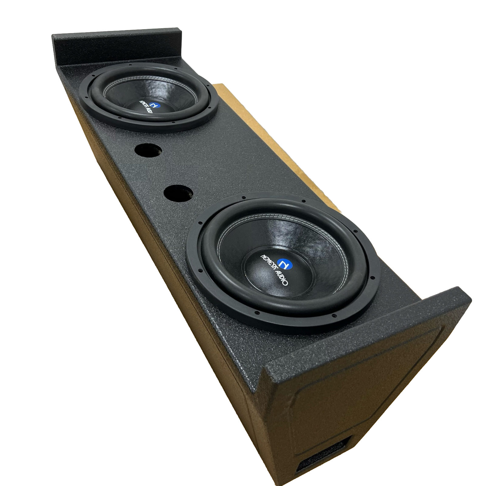 Mega Bass Dual 10" Ported SUV Subwoofer Sub Box Enclosure - Behind 3rd Row