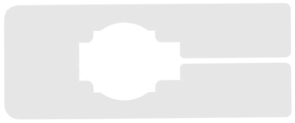 Plastic 10 Blank Rectangular Size Dividers for Retail Clothing Racks