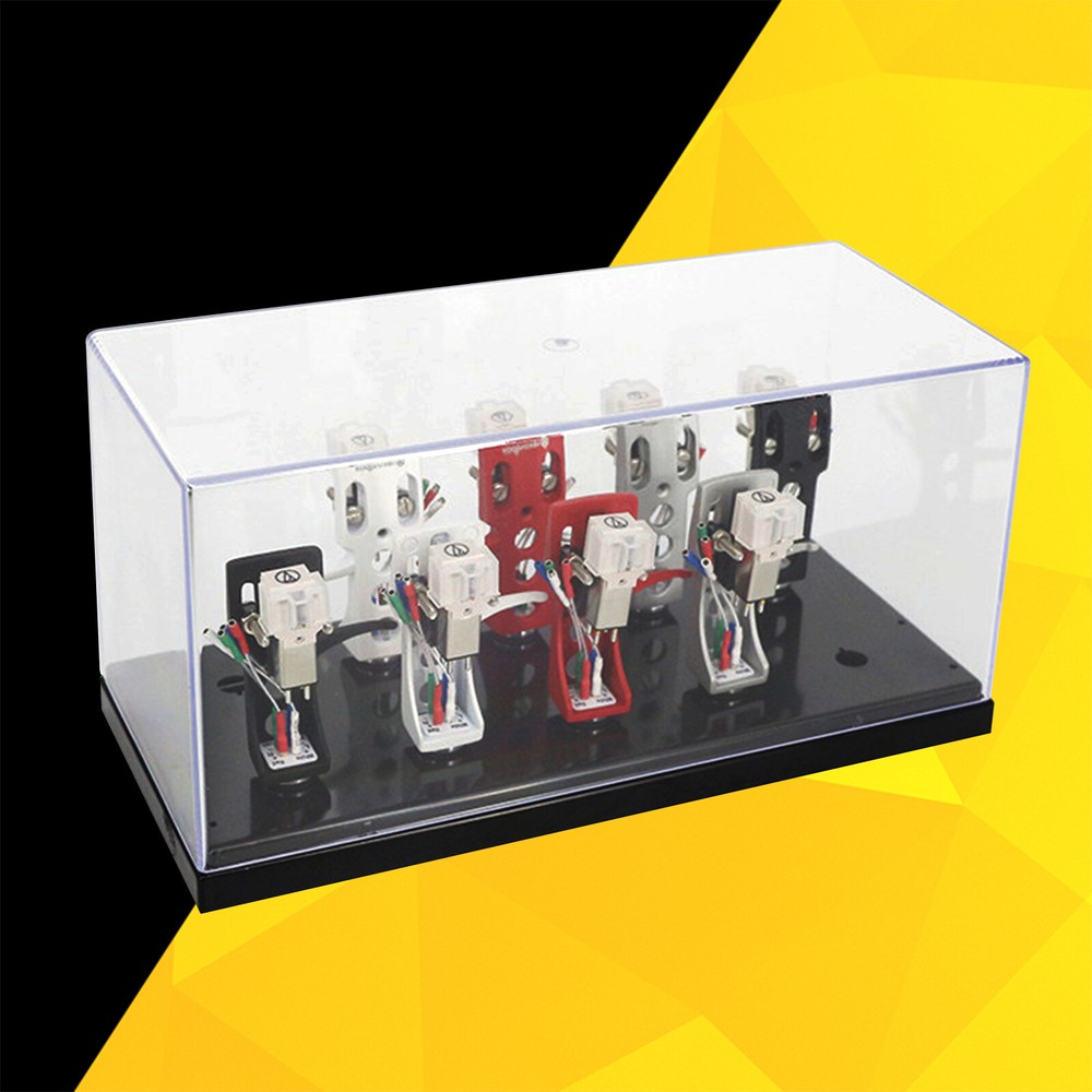 Headshell Cartridge Keeper Phono Shell Case Acrylic Box Stylus Holder Storage