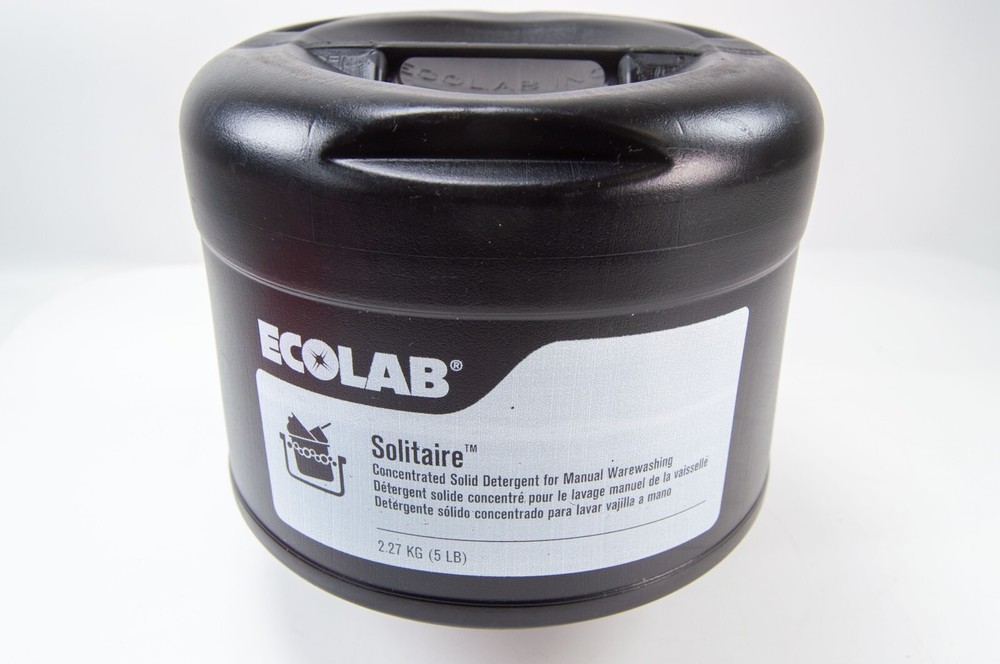Ecolab Solitaire Concentrated Solid Detergent 5lbs 6110884  Exp 7/2025