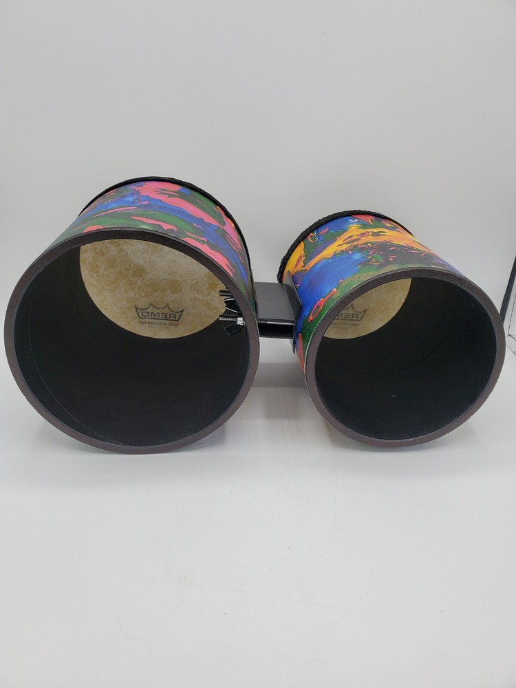 REMO Kids Percussion Bongo Double Drums Mint