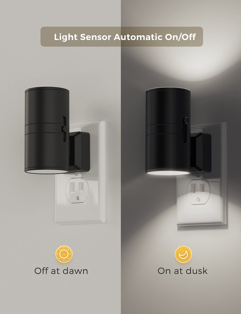 Bright Night Light, Night Lights Plug into Wall, 5000K Daylight White, Dimmab...