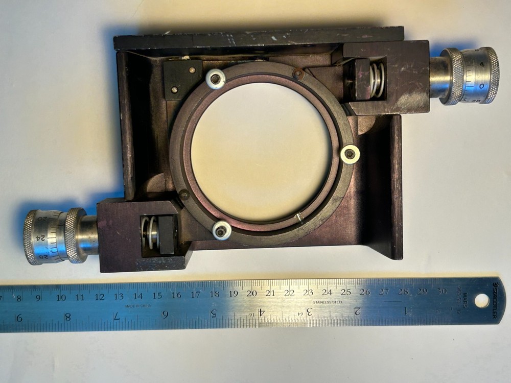 Aerotech 3" gimbal mirror mount model AOM 110-3 Side adjusting