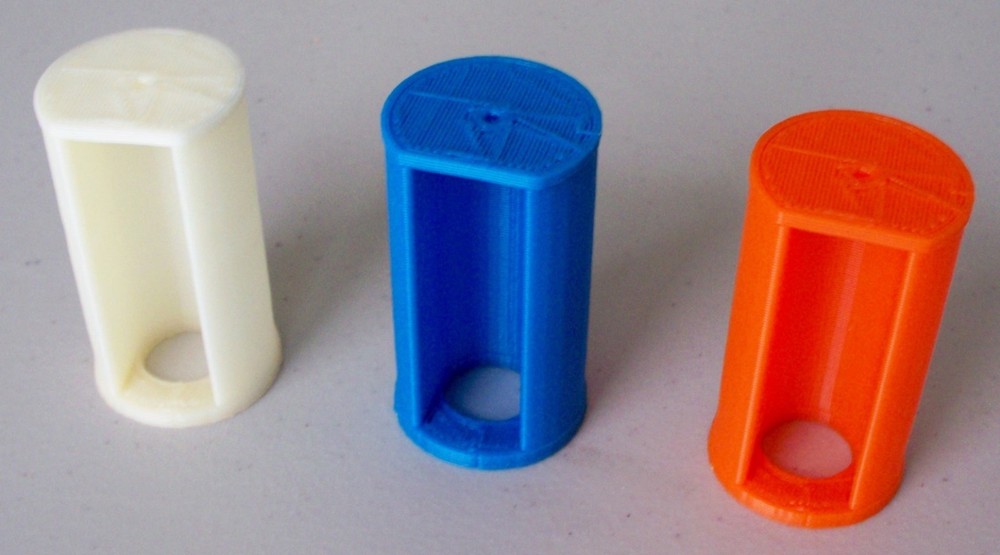 2pcs iSmartHome 3D Printed AA to Size D Battery Adapters, Introductory Special