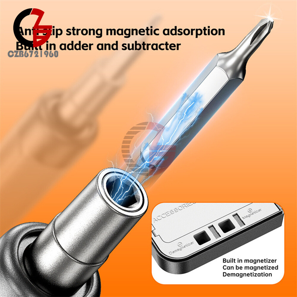 46in1 Mini Precision Electric Screwdriver Set Rechargeable Cordless Screwdriver