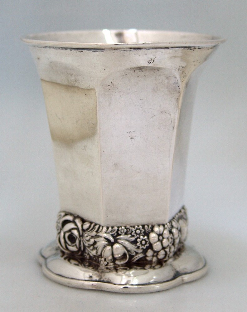 Austrian Continental 800 Silver Beaker Lienz Austria 1850