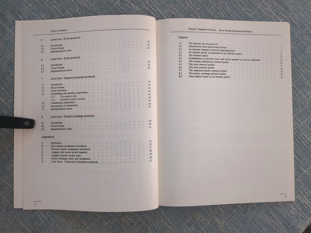 Vintage Xerox Internet Transport Protocols Dated 1981 (60 Pages)