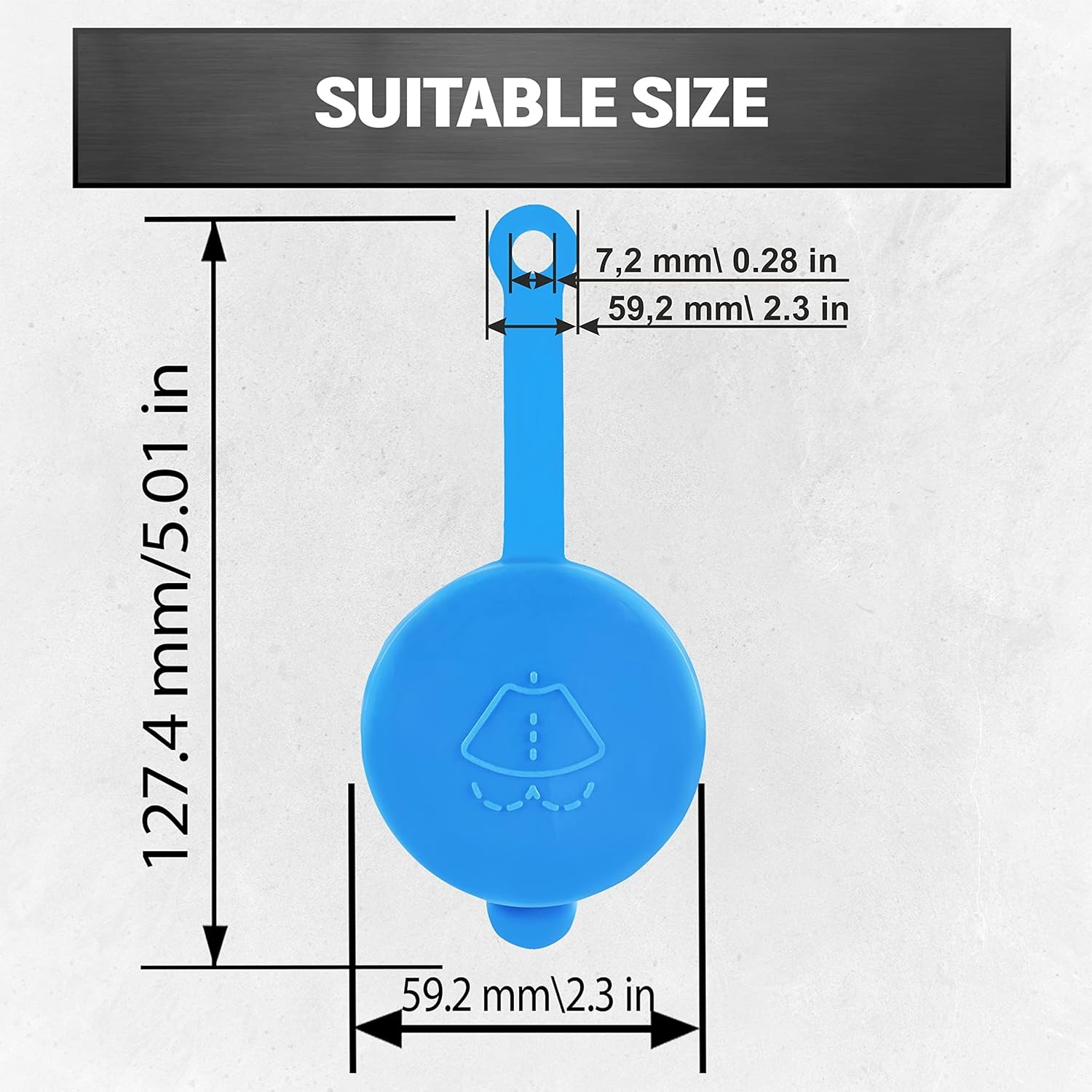 Windshield Washer Fluid Reservoir Cap - Windshield Wiper Nissan 289137S000