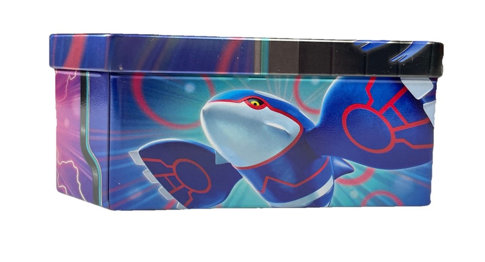 Kyogre Pokémon TCG Tin (empty)