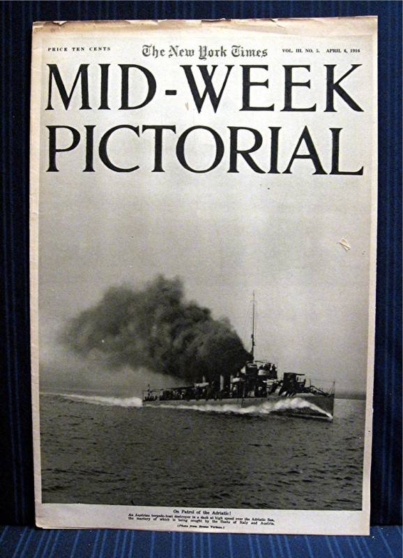 1916 NY Times 04-06 Mid Week War Pictorial WWI Magazine