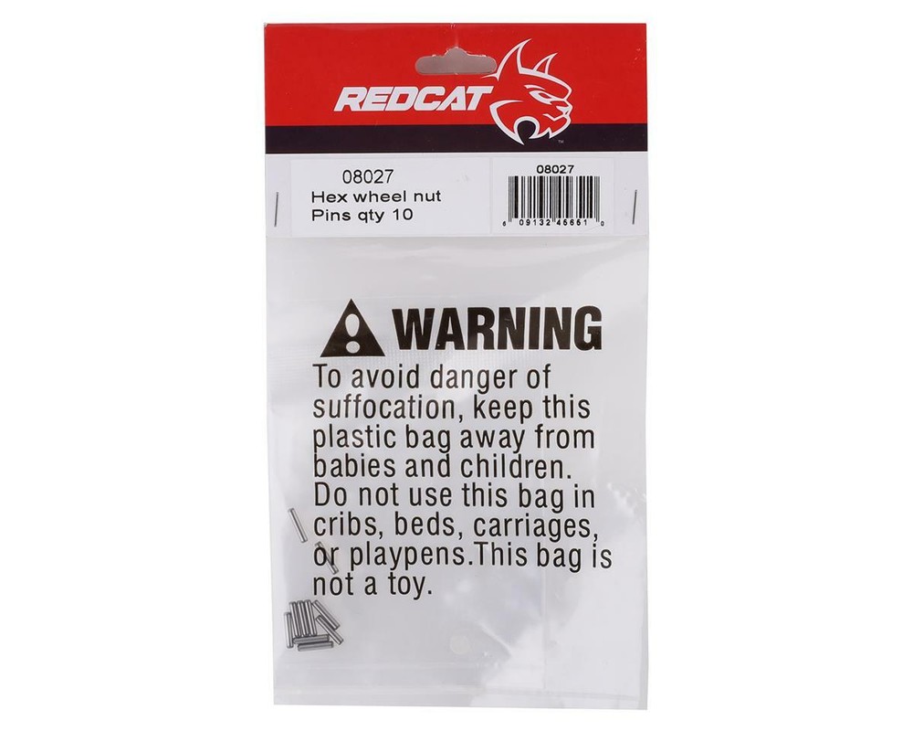 Redcat 2x10mm Wheel Hex Pin (10) [RER08027]