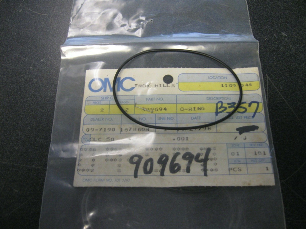 Johnson Evinrude OMC 0909694 O-Ring J268