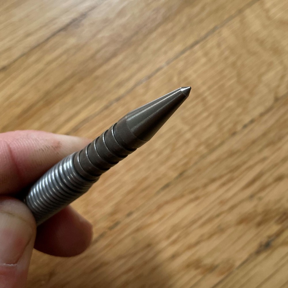 Center Punch - 2/32" (#2) Nail Set Hammerless Spring Tool Two Bit Snapper