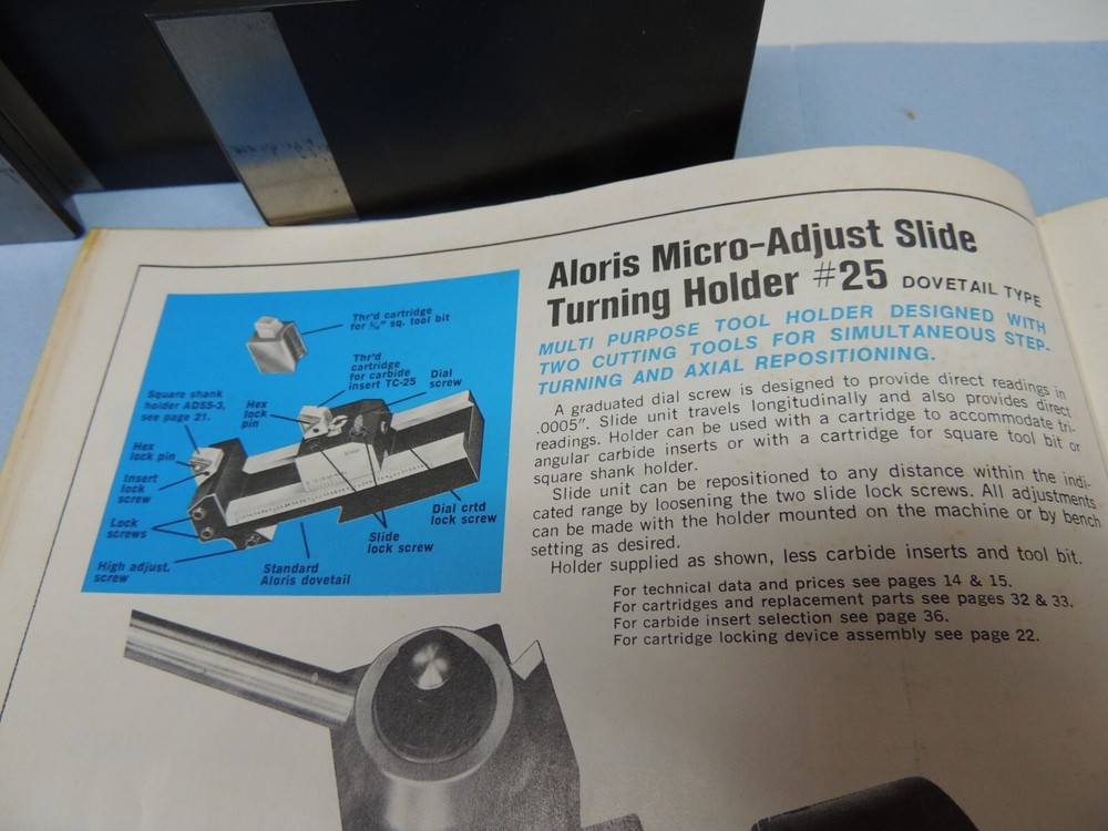 Aloris CXA 25 Micro-Adjust Slide Turning Holder