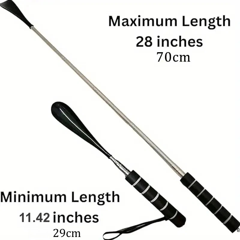 Shoe Horn Extra Long Handle Stainless Steel 28" Handled Metal Shoehorn Horns