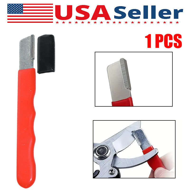US 1PC Compact Knife Sharpener - Portable Tool for Travel, Kitchen & Garden Use