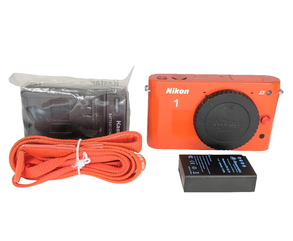 USED Nikon 1 J2 Digital Camera Body (Orange)