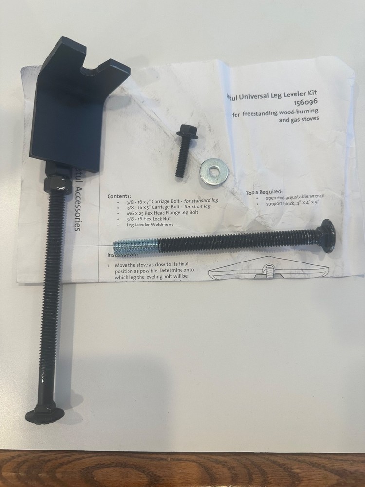 Jotul Universal Leg Leveler Kit # 156096