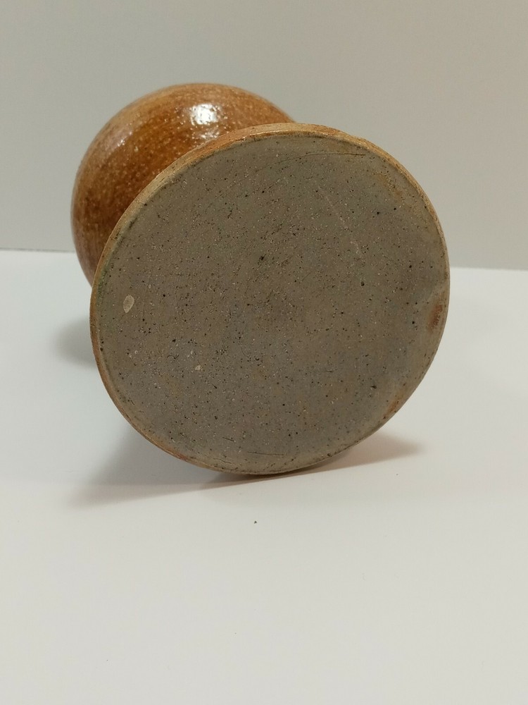 Artisan Earthly Glazed Ceramic Textured Vase