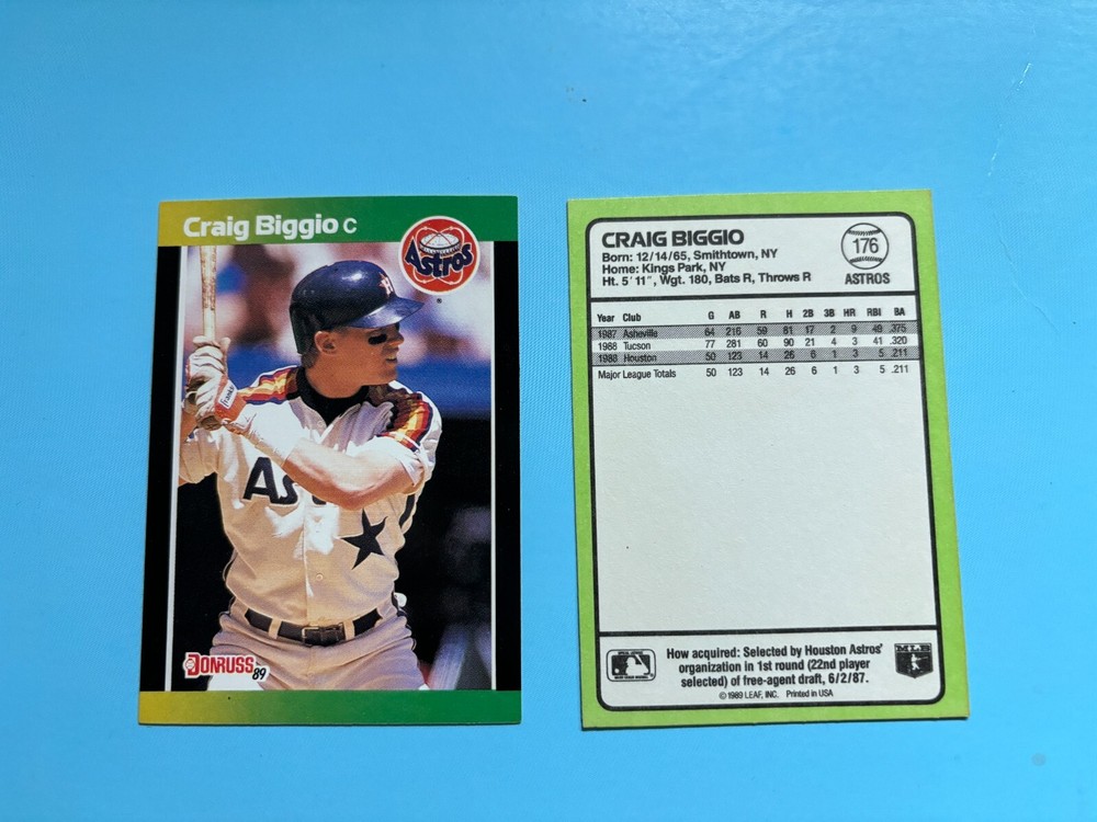 U Pick from 40+ Different Craig Biggio items